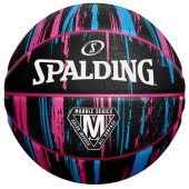 SPALDING MARBLE SERIES™ BLACK / PINK / BLUE (size 6)